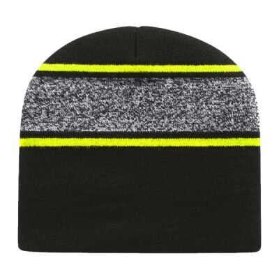 USA-Made Variegated Striped Beanie Thumbnail