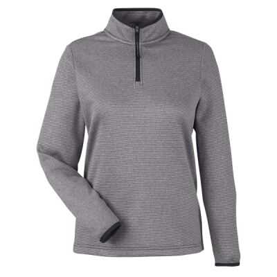 Women's Venture Heathered Stripe Quarter-Zip Pullover Thumbnail