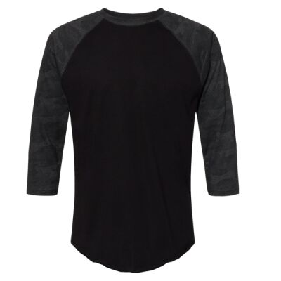 Men's Baseball Fine Jersey Three-Quarter Sleeve Tee Thumbnail