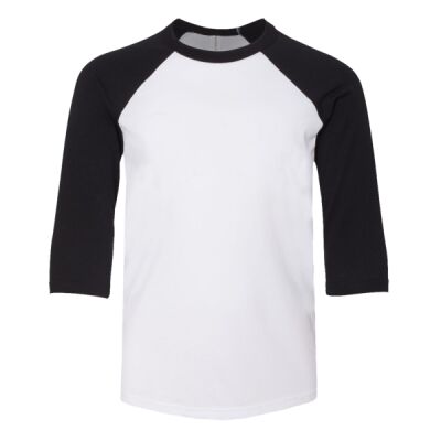 Youth Three-Quarter Sleeve Baseball Tee Thumbnail