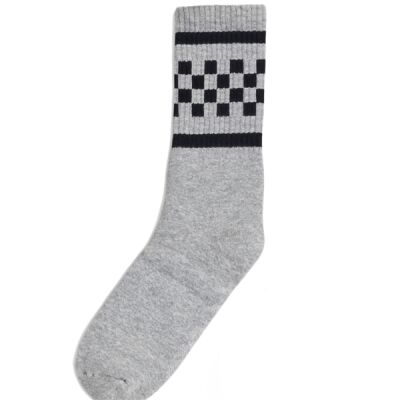 USA-Made Checkered Crew Socks Thumbnail