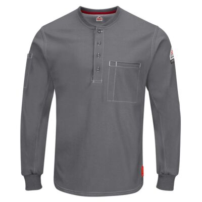 Men's Tall iQ Series® Plus Long Sleeve Henley Thumbnail