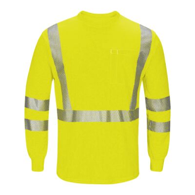 Men's Tall Hi-Visibility Lightweight Long Sleeve T-Shirt Thumbnail