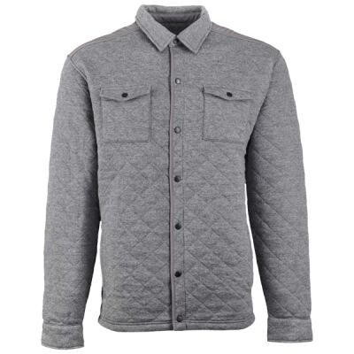 Quilted Jersey Shirt Jacket Thumbnail